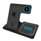 Carolina Panthers Linen 3 in 1 Charging Station