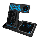 Carolina Panthers Personalized Tilt 3 in 1 Charging Station