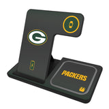 Green Bay Packers Linen 3 in 1 Charging Station