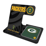 Green Bay Packers Personalized Tilt 3 in 1 Charging Station