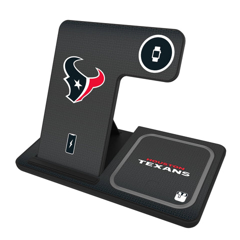Houston Texans Linen 3 in 1 Charging Station