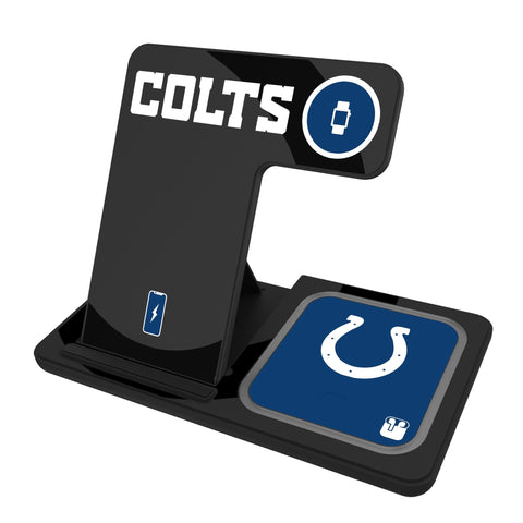Indianapolis Colts Monocolor Tilt 3 in 1 Charging Station