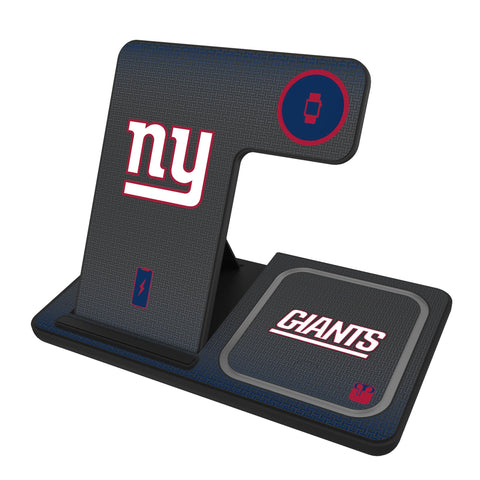 New York Giants Linen 3 in 1 Charging Station