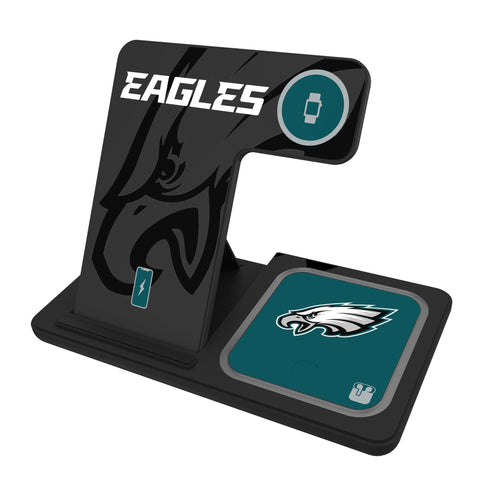 Philadelphia Eagles Monocolor Tilt 3 in 1 Charging Station