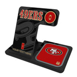 San Francisco 49ers Personalized Tilt 3 in 1 Charging Station