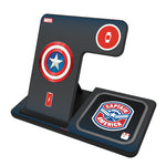 Marvel Avengers Captain America Grid 3 in 1 Charging Station