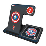 Marvel Avengers Captain America Grid 3 in 1 Charging Station
