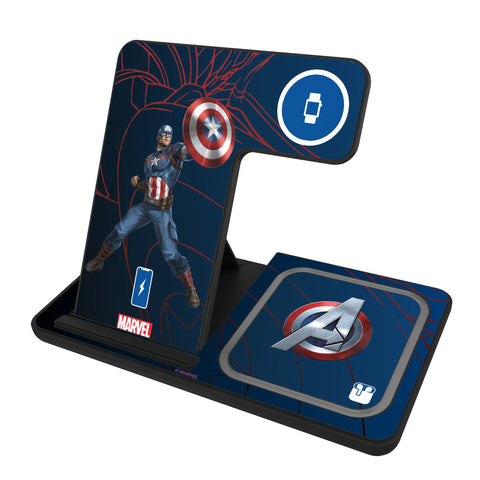 Marvel Avengers Captain America MechLine 3 in 1 Charging Station