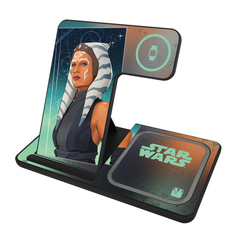 Star Wars Ahsoka Portrait 3 in 1 Charging Station