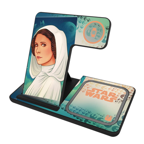 Star Wars Princess Leia Organa Portrait 3 in 1 Charging Station