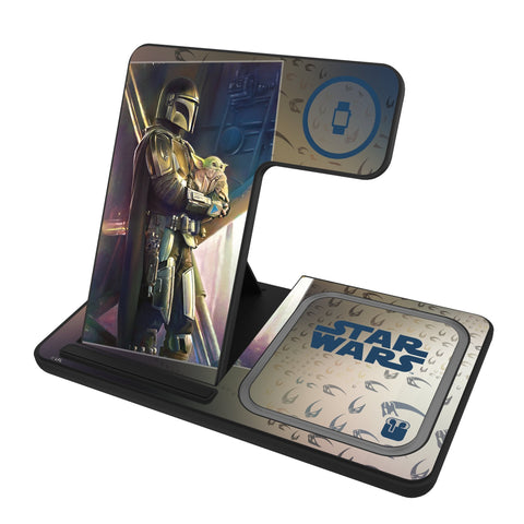Star Wars: The Mandalorian Din Djarin Portrait 3 in 1 Charging Station