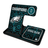 Philadelphia Eagles 2025 Super Bowl 3 in 1 Charging Station