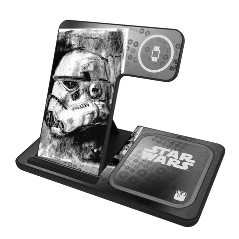 Star Wars Stormtrooper Portrait 3 in 1 Charging Station
