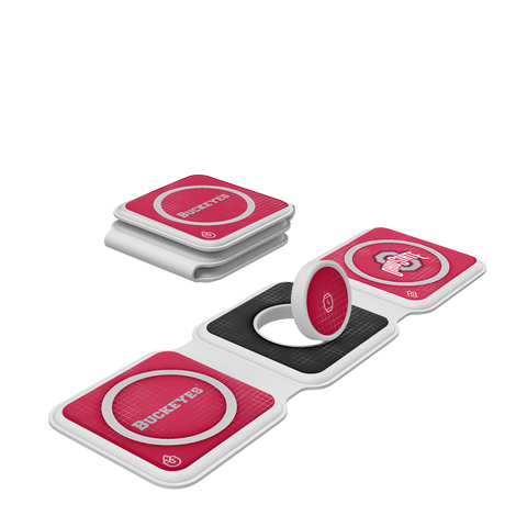 Ohio State Buckeyes Hatch Foldable 3 in 1 Charger-0