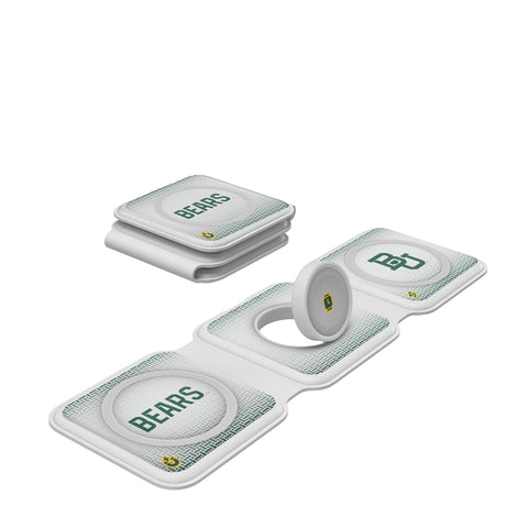 Baylor University Bears Linen Foldable 3 in 1 Charger