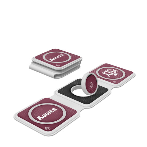 Texas A&M University Aggies Hatch Foldable 3 in 1 Charger