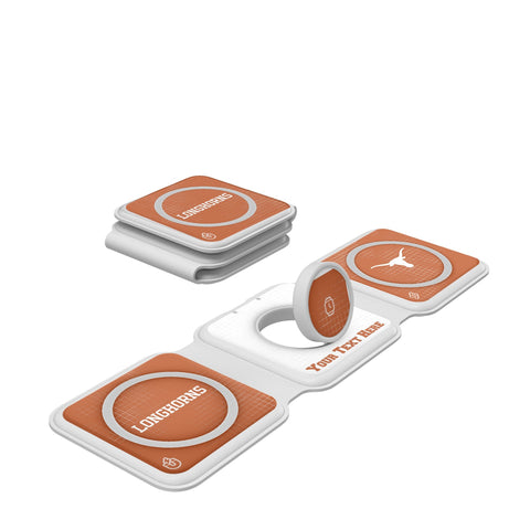 University of Texas Longhorns Personalized Hatch Foldable 3 in 1 Charger