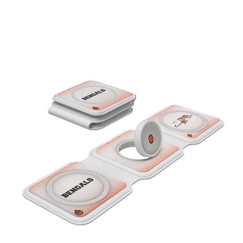 Cincinnati Bengals Historic Collection Linen Foldable 3 in 1 Charger