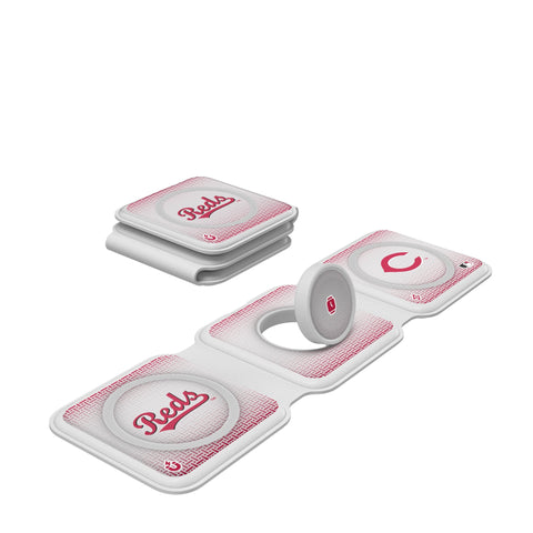 Cincinnati Reds Linen Foldable 3 in 1 Charger-0