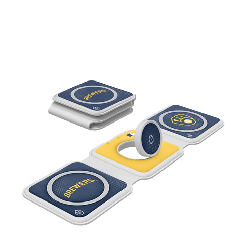 Milwaukee Brewers Hatch Foldable 3 in 1 Charger-0