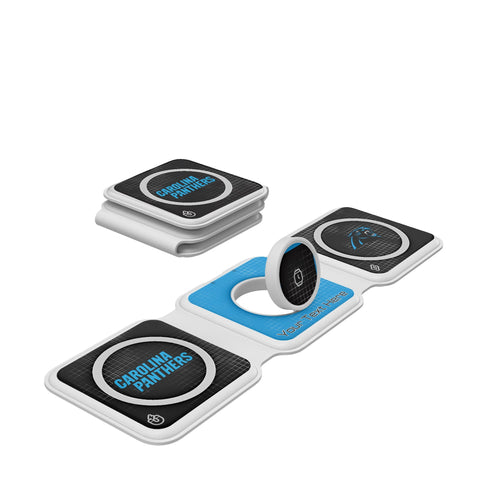 Carolina Panthers Personalized Hatch Foldable 3 in 1 Charger
