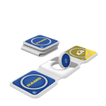 Los Angeles Rams Color Block Foldable 3 in 1 Charger-0