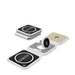 New Orleans Saints Personalized Color Block Foldable 3 in 1 Charger