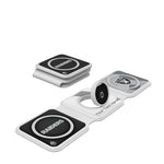 Las Vegas Raiders Personalized Color Block Foldable 3 in 1 Charger