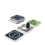 Seattle Seahawks Color Block Foldable 3 in 1 Charger-0