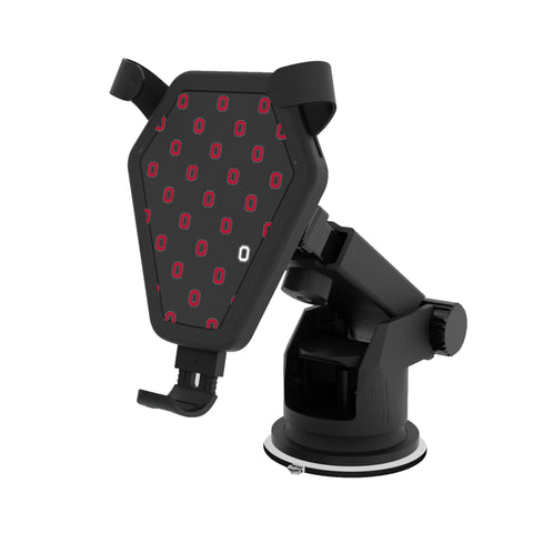 Ohio State University Buckeyes Fashion Pattern Wireless Car Charger