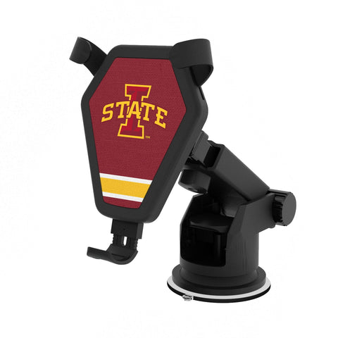 Iowa State University Cyclones Stripe Wireless Car Charger