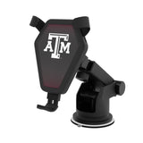 Texas A&M Aggies Linen Wireless Car Charger-0