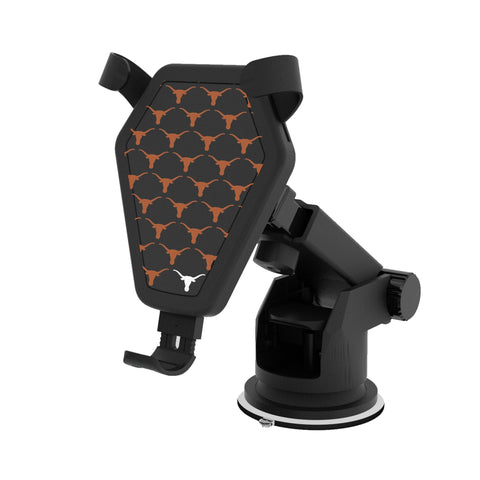University of Texas Longhorns Fashion Pattern Wireless Car Charger-0
