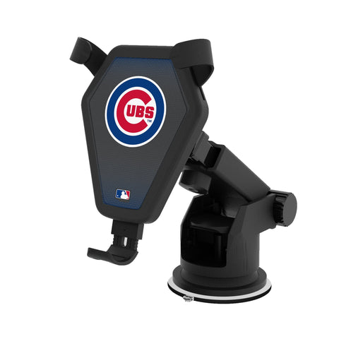 Chicago Cubs Linen Wireless Car Charger-0