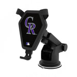 Colorado Rockies Solid Wireless Car Charger-0