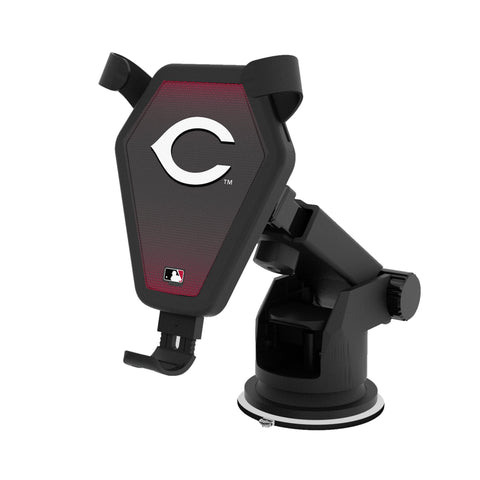 Cincinnati Reds Linen Wireless Car Charger-0