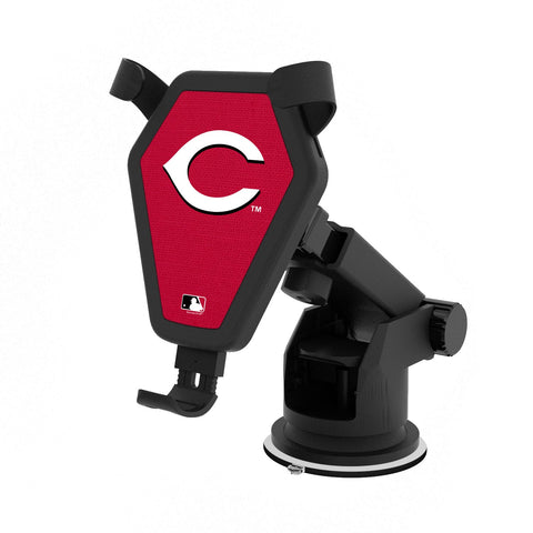 Cincinnati Reds Solid Wireless Car Charger-0