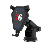 Philadelphia 76ers Linen Wireless Car Charger-0