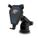 Oklahoma City Thunder Linen Wireless Car Charger