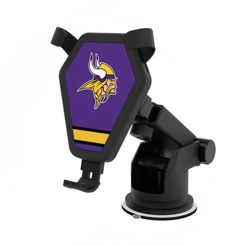 Minnesota Vikings Stripe Wireless Car Charger-0