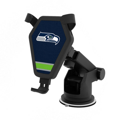 Seattle Seahawks Stripe Wireless Car Charger-0