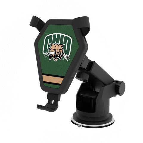 Ohio University Bobcats Stripe Wireless Car Charger-0