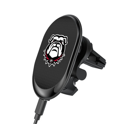 University of Georgia Bulldogs Uga Linen Wireless Mag Car Charger
