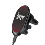 Nebraska Huskers Linen Wireless Mag Car Charger-0