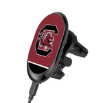 South Carolina Fighting Gamecocks Endzone Solid Wireless Car Charger-0