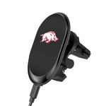 University of Arkansas Fayetteville Razorbacks Linen Wireless Mag Car Charger