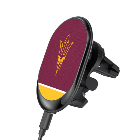 Arizona State University Sun Devils Endzone Solid Wireless Mag Car Charger-0