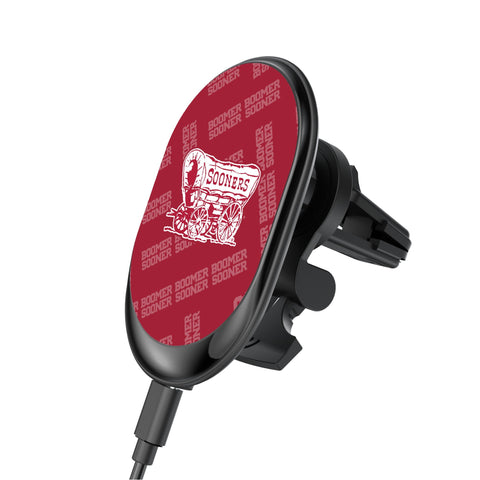 University of Oklahoma Sooners Quadtile Wireless Mag Car Charger