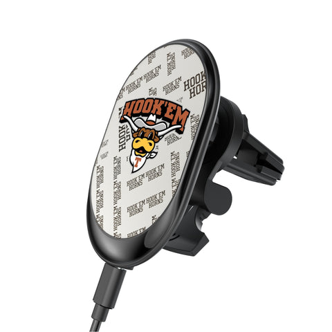 University of Texas Longhorns Quadtile Wireless Mag Car Charger-0
