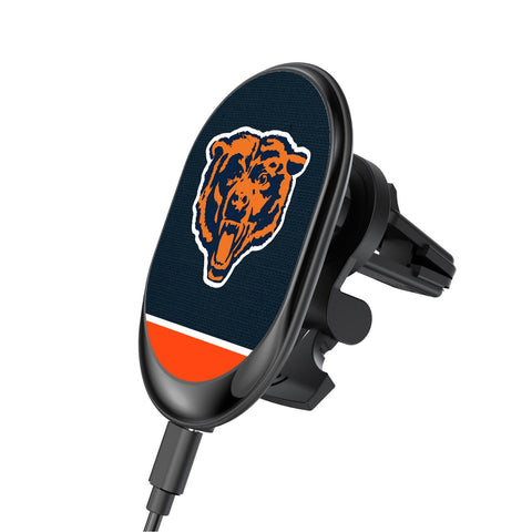 Chicago Bears 1946 Historic Collection Solid Wordmark Wireless Car Charger-0